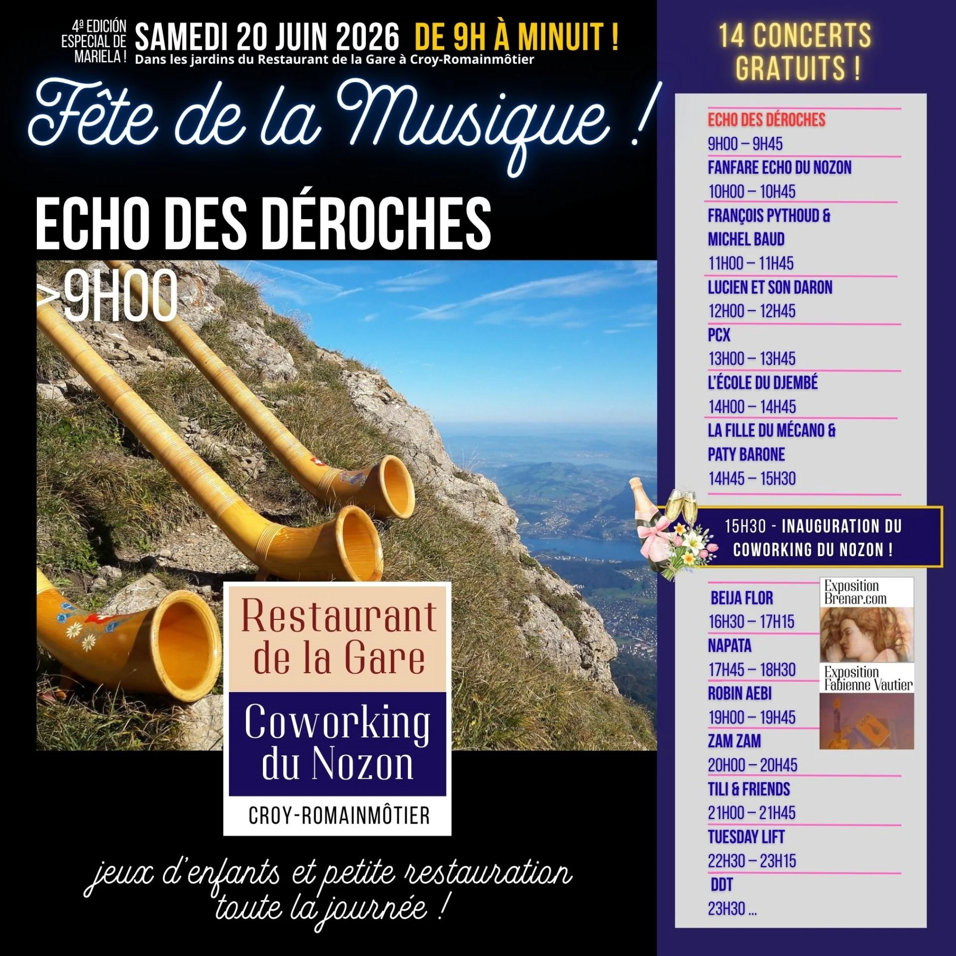 Echo des déroches