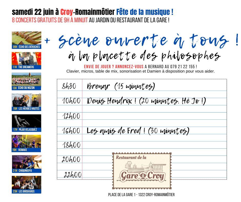 Scene ouverte 22 juin